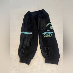 90s ZUMBAWEAR capri nylon pants